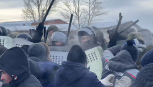 Susirėmimai su policija Baškirijoje, Rusijoje