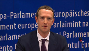 Markas Zuckerbergas Europos Parlamente