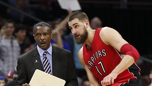 Dwane Casey ir Jonas Valančiūnas