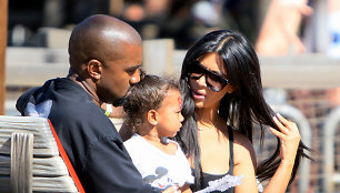 Kanye Westas, Kim Kardashian ir North West