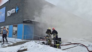 Gaisras Marijampolės sporto klube
