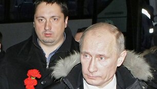Aleksandras &Scaron;pyrginas ir Vladimiras Putinas 