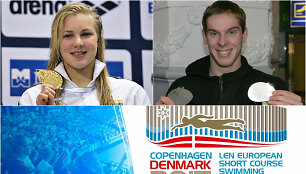 Rūta Meilutytė ir Vytautas Janu&scaron;aitis