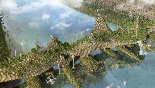 Architekto Vincento Callebaut suprojektuoti 5 tiltai Mosului