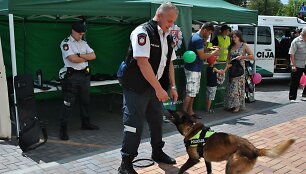 Alytaus policija paminėjo miesto gimtadienį