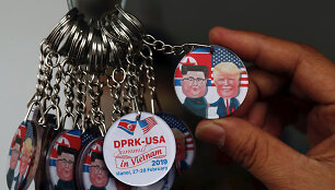 Hanojuje laukiama Kim Jong Uno ir D.Trumpo susitikimo