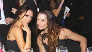 Victoria Beckham ir Brooke Shields