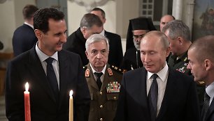 Basharas al Assadas ir Vladimiras Putinas