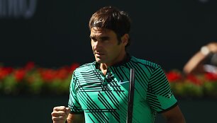 Rogeris Federeris &bdquo;BNP Paribas Open&ldquo; finale nugalėjo Staną Wawrinką