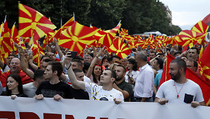 Protestas Skopjėje