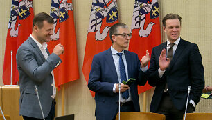 Gintautas Paluckas, Julius Sabatauskas, Gabrielius Landsbergis