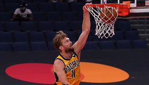 Domantas Sabonis rungtynėse Tampoje.