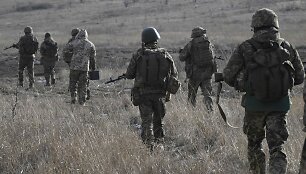 Ukrainos kariai / GENYA SAVILOV / AFP