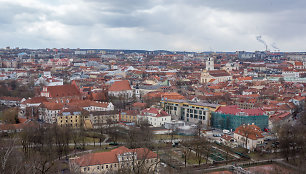 Žvilgsnis nuo Trijų kryžių kalno