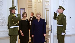 Kersti Kaljulaid ir Dalia Grybauskaitė