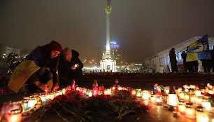 Ukrainiečiai gedi žuvusių aukų