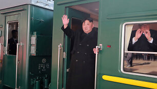 Kim Jong Unas i&scaron;vyko į Vietnamą