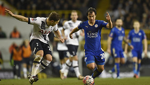 „Tottenham“ ir „Leicester“ futbolininkai