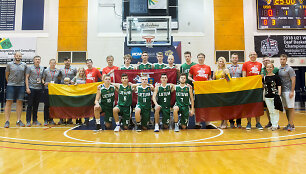 Lietuvos kurčiųjų krep&scaron;inio (U-21) rinktinė nusileido amerikiečiams