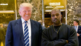 Donaldas Trumpas ir Kanye Westas