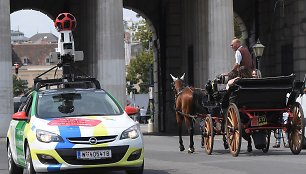 „Google Street View“ automobilis Vienoje