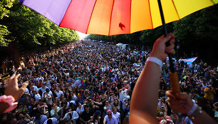 Berlyno eitynėse už LGBTQ teises dalyvavo 150 000 žmonių