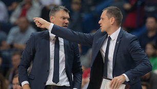 &Scaron;arūnas Jasikevičius ir Evaldas Beržininkaitis