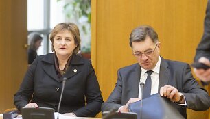 Loreta Graužinienė ir Algirdas Butkevičius