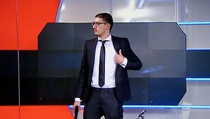 Ginkluotas vyras &bdquo;NOS&ldquo; televizijoje 