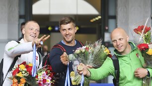 Ignas Navakauskas, Edvinas Ramanauskas ir Aurimas Lankas