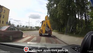 Lenkimas perėjoje Vilniuje