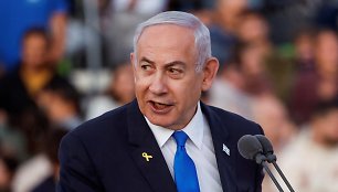 Izraelio ministras pirmininkas Benjaminas Netanyahu / Amir Cohen / REUTERS