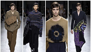 &bdquo;Dries Van Noten&ldquo; kolekcijos modeliai