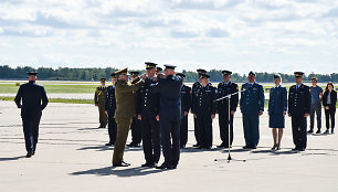 Karinių oro pajėgų Aviacijos bazės vadovo paskyrimo ceremonija