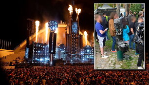 Vokiečių grupės &bdquo;Rammstein&ldquo; koncertas Vingio parke