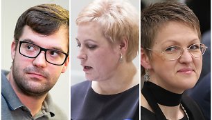 Povilas Poderskis, Rita Balčiūnienė ir Danuta Narbut