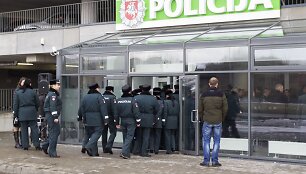Naujasis policijos pastatas &scaron;alia Pilaitės pr.