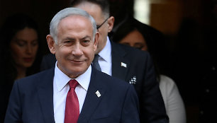 Izraelio ministras pirmininkas Benjaminas Netanyahu