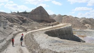 Akmenės rajone trys tūkstančiai žygeivių lankė karjerus