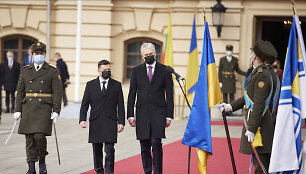 Volodymyras Zelenskis ir Gitanas Nausėda