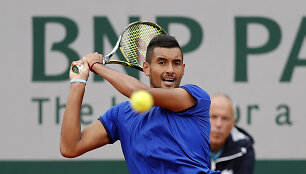 &bdquo;Roland Garros&ldquo; starte &ndash; Nicko Kyrgioso pergalė