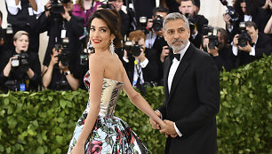 George'as Clooney ir Amal Clooney