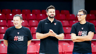 Antanas Guoga, Linas Kleiza ir Darius Gudelis