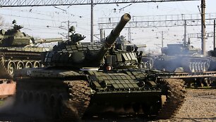 Rusų tankas Kryme