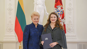 Dalia Grybauskaitė ir Živilė Pabijutaitė