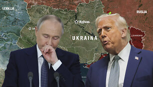 Donaldas Trumpas ir Vladimiras Putinas