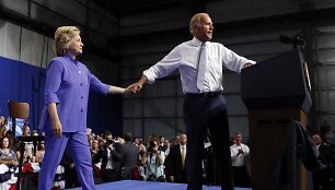 Hillary Clinton ir Joe Bidenas