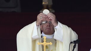 Popiežius Pranci&scaron;kus &Scaron;ri Lankoje