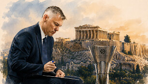 &Scaron;arūnas Jasikevičius sieks titulo Atėnuose