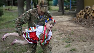 Pabėgėliai i&scaron; Rytų Ukrainos glaudžiasi sanatorijoje Korosty&scaron;ive